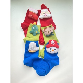 Christmas sock set (set3คู่)(SOCK120)