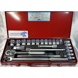 ชุด เครื่องมือ ชุดบล็อก เอนกประสงค์ KINGTONY ชุดใหญ่ 1/2''[ คิงโทนี่ ] 24 ชิ้น Pcs. 4526MR  4026MR