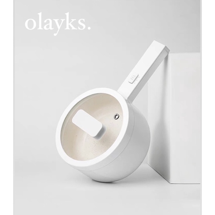 พร้อมส่ง Olayks ของแท้🍲กระทะไฟฟ้าเอนกประสงค์ หม้อไฟฟ้า กะทะไฟฟ้า