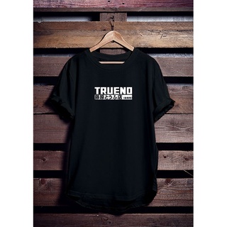 เสื้อยืดผ้าฝ้าย เสื้อยืด พิมพ์ลาย Toyota TRUENO AE86 Initial D Rally Drift Racing Distro