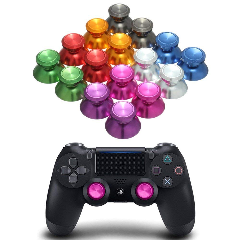 ฝาครอบปุ่มกดหัวแม่มือโลหะแบบเปลี่ยนสําหรับ Ps4 Playstation 4 Xbox One Controller 3 D Rocker