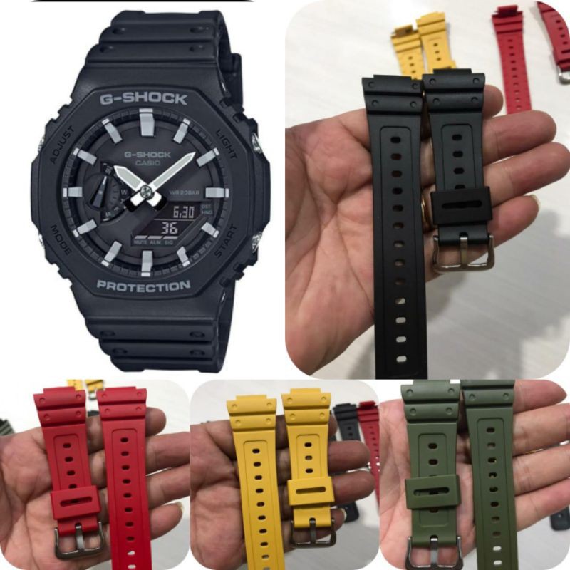 CASIO G-SHOCK GA 2100 สายนาฬิกายาง