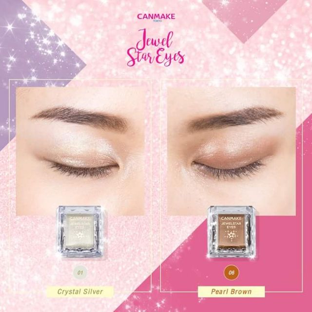 Canmake Jewel Star Eyes อายแชโดว เน อเน ยนน มล น ม Shimmer Shopee Thailand