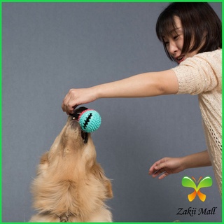 Zakii Mall [A673] บอลเชือกดึง ที่กัดฟันกรามสุนัข ของเล่นหมา  Dog Toy