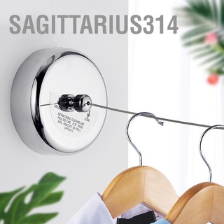 Sagittarius314 ราวตากผ้า แบบแขวนผนัง ยืดหดได้ พับเก็บได้ สําหรับบ้าน โรงแรม