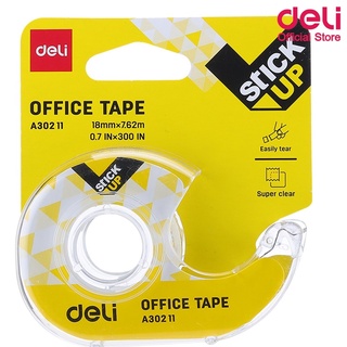 แท่นตัดเทปใส deli A30211 office tape Invisible Tape เทปใสแบบพกพา