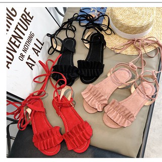 2019 summer Korean student straps womens shoes