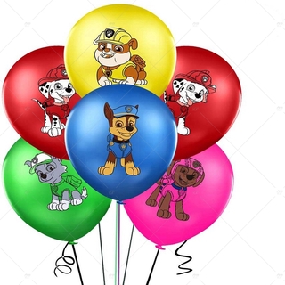 10pc 12inch Paw Patrol Cartoon Dog Latex Balloons Kids Birthday Balloons Party Decorations Party Supplies