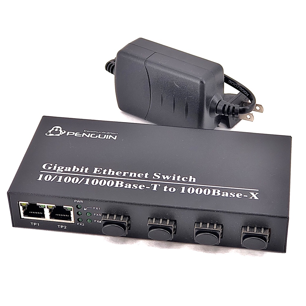 4SFP 2GE CONVERTER SWITCH - penguin_communication - ThaiPick