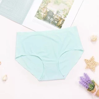💥LoveIs Bra💥 (N068) กางเกงชั้นในไร้ขอบลําลอง เซ็กซี่ พลัสไซซ์ ผ้าเรยอน ไร้รอยต่อ สําหรับผู้หญิง