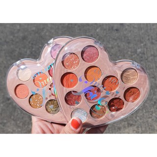 อายเเชโดว์ตลับหัวใจโทนสีสวยเนื้อดีมากก