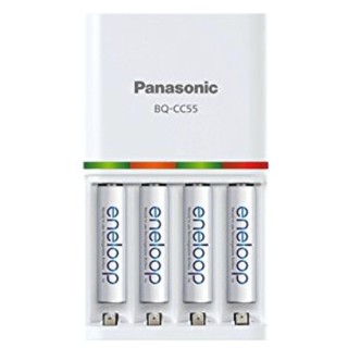 ชุดชาร์จ Panasonic Eneloop ชาร์จไว 1.5 ชม. พร้อมถ่านชาร์จ Eneloop AAA 4 ก้อน ของแท้ประกัน 1 ปี