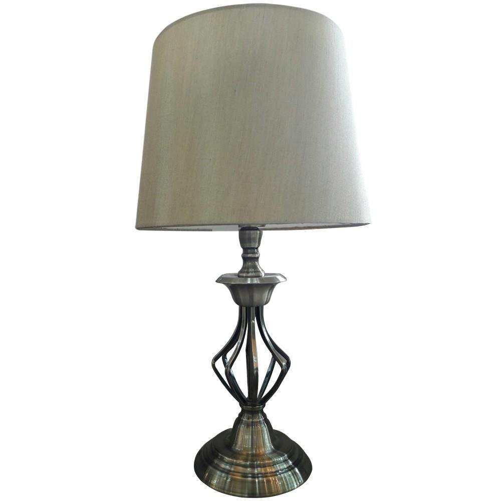 โคมไฟตั้งโต๊ะ ไฟตั้งโต๊ะ CARINI MTR1438 FABRIC สีครีม/น้ำตาล โคมไฟ โคมไฟ หลอดไฟ TABLE LAMP CLASSIC M