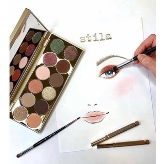 อายแชโดว์ Stila Luxe Eyeshadow Palette 12 หลุม