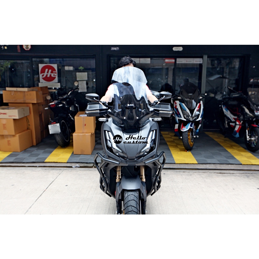 ชิวหน้า แต่ง ADV 350 สีดำมองทะลุ สีสโมค สีใส   -------- ADV350 - รูปที่ 5