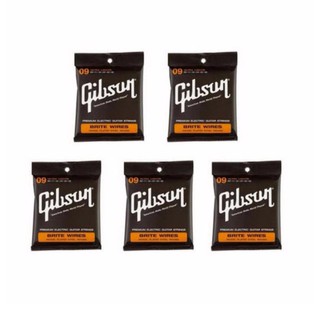 Gibson สายกีตาร์ไฟฟ้า รุ่น Brite Wires .09-.42 (5ชุด)