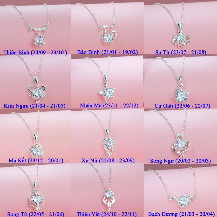 สร้อยคอหินสวยงาม 12 ราศี DCN0586 TNJ Jewelry
