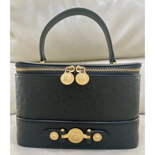 gianni versace ostrich vanity bag