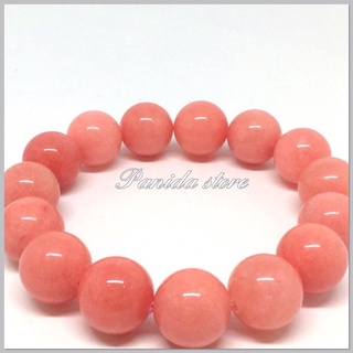 OPAL พิงก์โอปอล ขนาด 10 มม. สร้อยข้อมือหินแท้ Pink opal