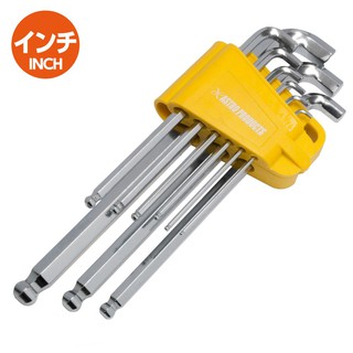 ชุดประแจหกเหลี่ยม เบอร์นิ้ว 9 ชิ้น ( Short Hex Wrench Set Inch 9 Pcs )