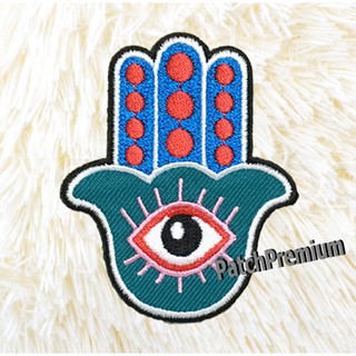 มือดวงตา - ตัวรีด (Size M) ตัวรีดติดเสื้อ