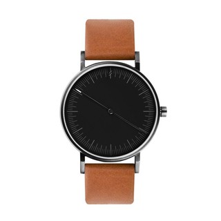 Simpl Watch นาฬิกาข้อมือเข็มเดียว Onyx Tan