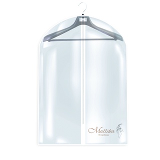 Mallika Thaidress Garment Bags for Hanging Clothes,Suit Bags for Closet Storage,Clear Plastic Garment Bag,Garment Covers