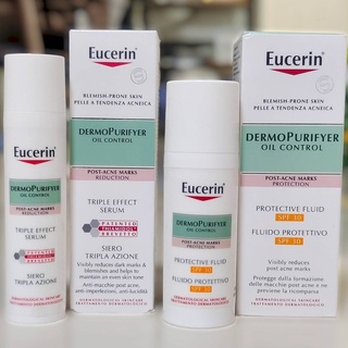 📍 พร้อมส่ง 📍 Eucerin Pro ACNE SOLUTION ANTI-ACNE anti-acne mark 40ml./Day Bright Mattifying SPF30เพื่อลดปัญหาสิว รอยสิว