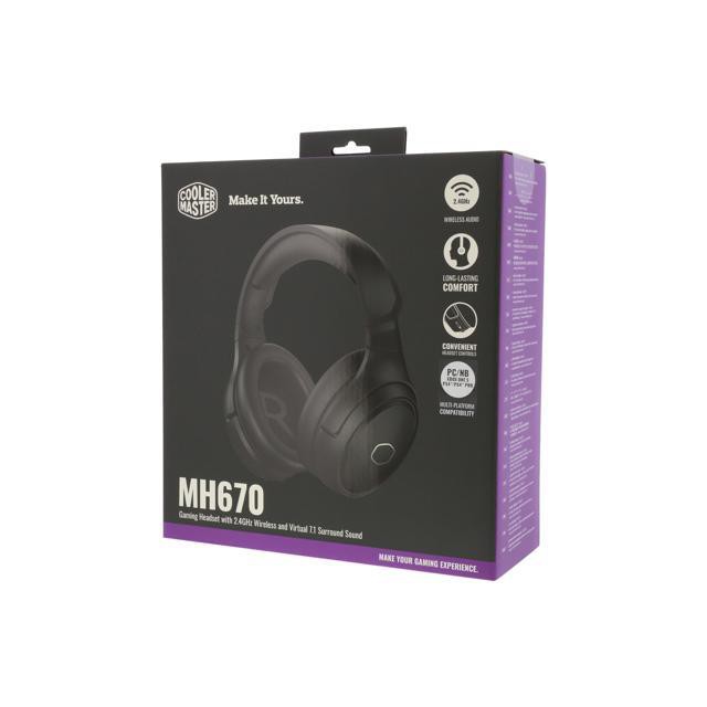 HEADSET (7.1) COOLERMASTER MASTERPULSE MH670 GAMING