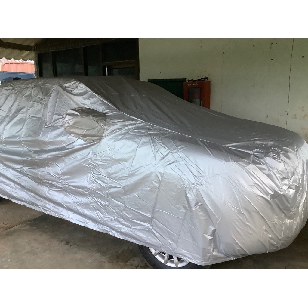 ผ้าคลุมรถ Isuzu D-MAX 2012 ถึง 2019 Cab และ 4ประตู ตรงรุ่นเนื้อผ้า Silver Coat 190C ทนแดด ไม่ละลาย อีซูซุ ดีแมคซ์ - รูปที่ 3