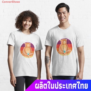 เสื้อยืด เสื้อยืดกีฬา Make Tea Not War Lustiges Teetrinker Essential T-Shirt Short sleeve T-shirts