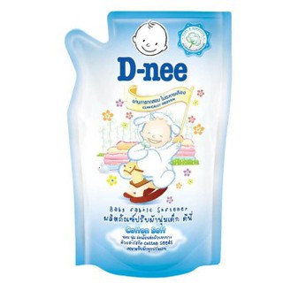 ขายยกลัง! D-nee น้ำยาปรับผ้านุ่ม กลิ่น Cotton soft ชนิดเติม ขนาด 600 มล. (12 ถุง