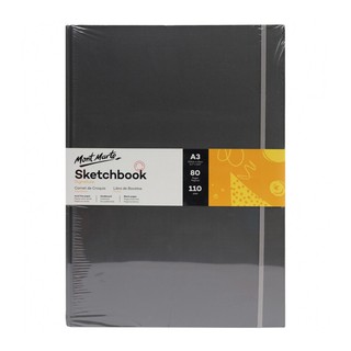 Mont Marte สมุดสเก็ตช์ปกแข็ง A3 110 แกรม Mont Marte hardcover sketchbook A3 110 grams