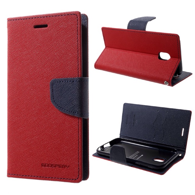 Samsung C710F J7+ MERCURY เคสหนังฝาพับ