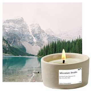 MN FORMULA CERAMIC CANDLE กลิ่น Adventure Awaits เทียนหอม เก็บยอดเขามาเป็นกลิ่น ขนาด M