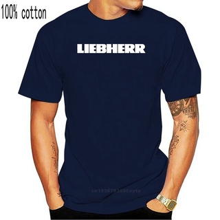 เสื้อแฟชั่นผญ sexy - ผ้าฝ้ายเสื้อยืด Liebherr กลุ่ม บริษัท รถเครนมือถือรถบรรทุกรถขุดผู้ชายขนาด S -