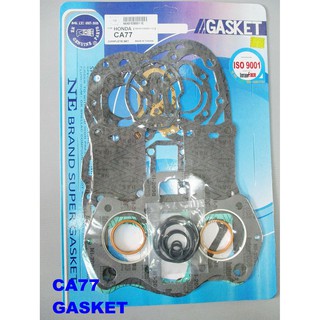 HONDA DREAM TOURING CA77 ENGINE GASKET COMPLETE SET "NON ASBESTOS" // ปะเก็นเครื่องชุดใหญ่ ไม่มีแร่ใยหิน