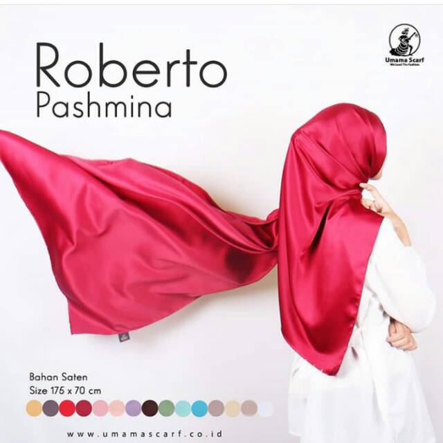 Pashmina roberto umama hijab ผ้าไหม santeen และยี่ห้อ azara