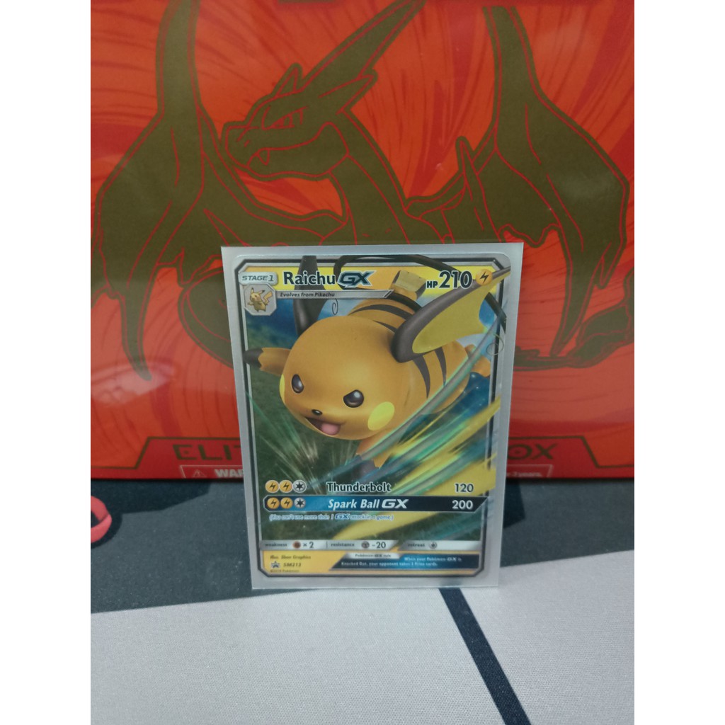 Pokemon Card "Raichu GX SM213" ENG Promo Card