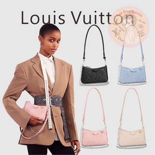 Shopee ลดกระหน่ำ 🔥ของแท้ 100% 🎁Louis Vuitton Brand New EASY POUCH ON STRAP Handbag