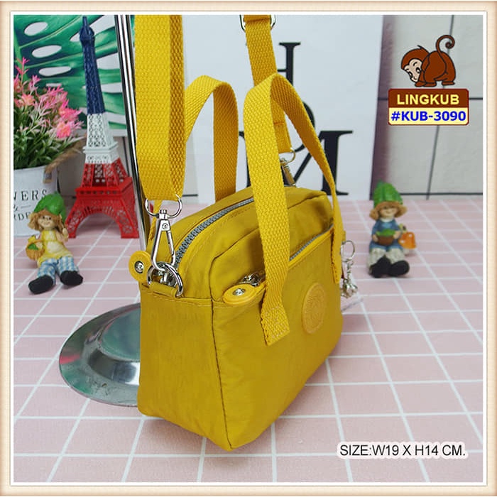 กระเป๋าใบเล็กถือได้ มีสายสะพาย รุ่น KUB-3090 ยี่ห้อ LING KUB #มีปลายทาง #กระเป๋าถือ #กระเป๋าสะพาย