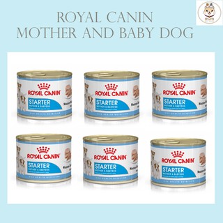 [6กระป๋อง] Royal canin starter mother and babydog 195g