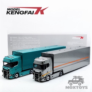 Kengfai โมเดลรถบรรทุกจําลอง 1: 64 Scania Scania V8 730S 4X2