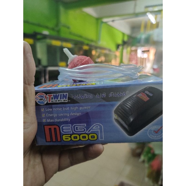 ปั้มM6000ปั้มอ๊อกซิเจน1ทางพร้อมสาย1.20เมตรพร้อมหัวทราย1หัว(พร้อมส่งทุกวัน)