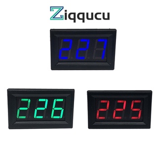 ZIQQUCU เครื่องทดสอบโวลต์มิเตอร์ แผงทดสอบแรงดันไฟฟ้าดิจิทัล AC 30-500V LED สีแดง สีฟ้า