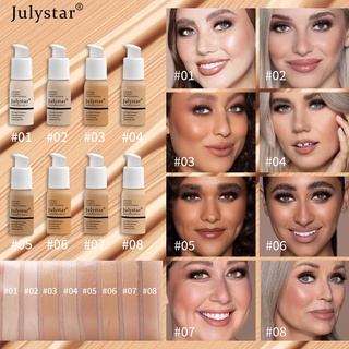 Julystar รองพื้น เนื้อแมตต์ ควบคุมความมัน ให้ความชุ่มชื้น ติดทนนาน 30 มล.