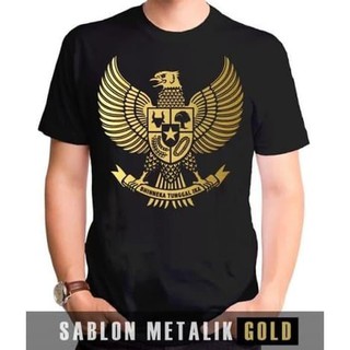 เสื้อยืด ลาย Combed 30S Gold Bird GARUDA INDONESIA DISTRO