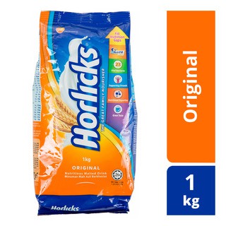 ็ ฮอร์ลิคส์ ผงมอลต์  Horlicks original malt 1kg พร้อมส่ง