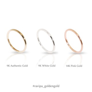 RAVIPA - Golden Gold Ring แหวนทองแท้