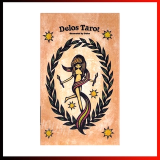 การ์ดเวอร์ชั่นภาษาอังกฤษ Delos Tarot 78 แผ่น